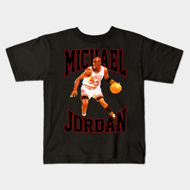 MJ 23 Kids T-Shirt by RetroVania